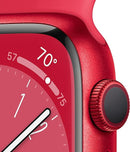 Apple Watch Series 8 GPS 45mm RED Aluminium Case with RED Sport Band