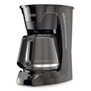 Black & Decker Programmable Coffee Maker with Glass Carafe, Black, 12 Cups