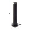 NOMA Digital Tower Ceramic Heater w/Remote Control & Thermostat, 1500W