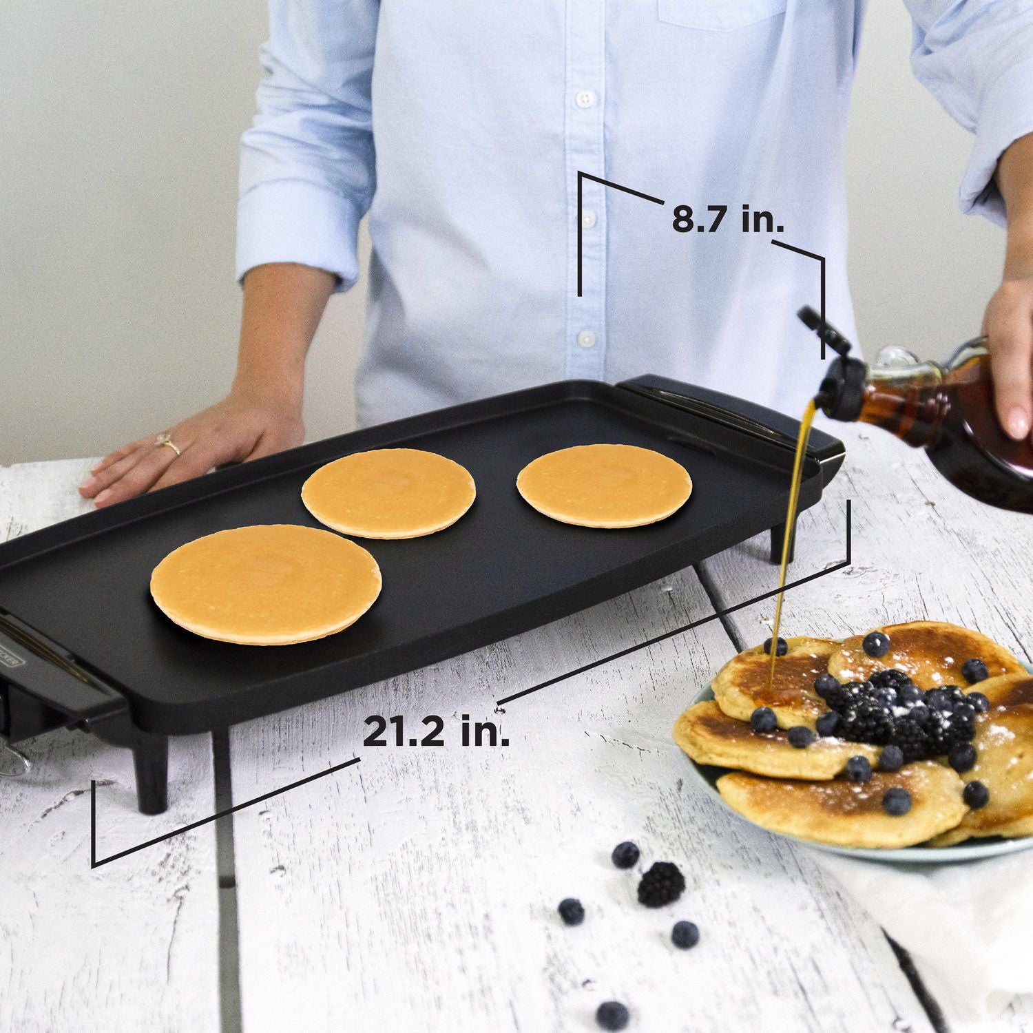 Black Decker Family Size Griddle GD1810BC