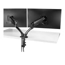 Insignia Dual Arm Full Motion Hydraulic Monitor Mount - Black