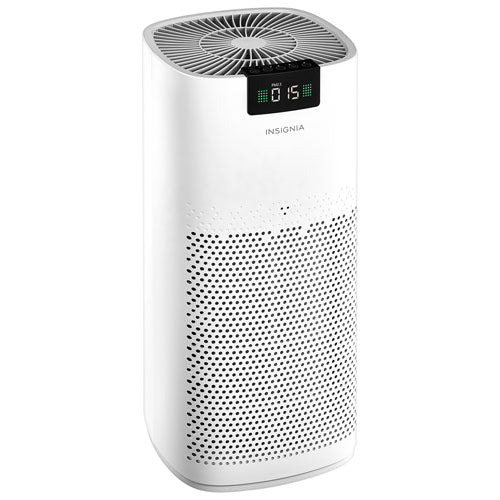 Insignia Medium Room Air Purifier with HEPA Filter - White