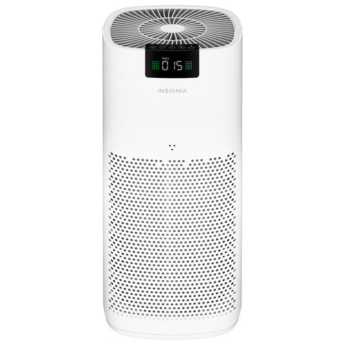 Insignia Medium Room Air Purifier with HEPA Filter - White