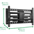 Insignia 42'' - 90" Full Motion TV Mount