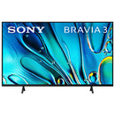 Sony Bravia 3 50" S30B Series 4K UHD HDR LED Smart Google TV (K50S30B) - 2024