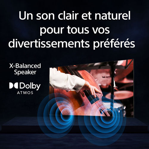 Sony Bravia 3 55" S30B Series 4K UHD HDR LED Smart Google TV (K55S30B) - 2024