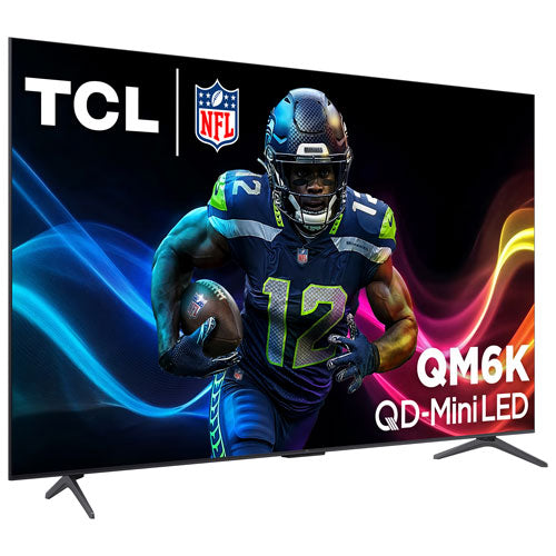 TCL 75" QM6K Series 4K UHD HDR QD-Mini LED Smart Google TV (75QM6K) - 2025