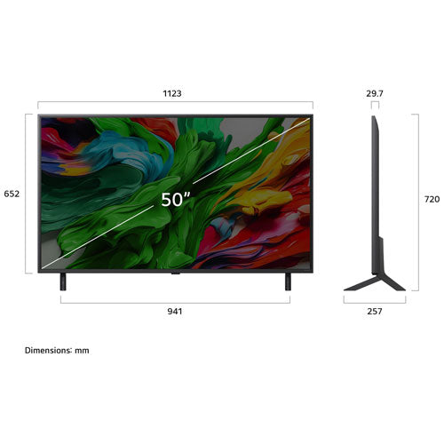 LG 50" QNED evo AI QNED85 4K UHD HDR Mini-LED webOS Smart TV (50QNED85AUA) - 2025