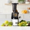 Omega Juicers MMV700S MegaMouth Vertical Low Speed Quiet Juicer with Smart Cap Spout Tap, Silver - 240-Watt (brand-new)