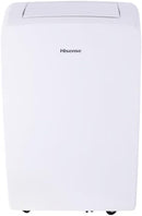 Hisense 7000-BTU DOE (115-Volt) White Vented Wi-Fi enabled Portable Air Conditioner 3 modes (Cooling, Fan, Dehumidifier), Remote, Noise level 49 dB, Cools 300-sq ft - AP0722CW1W