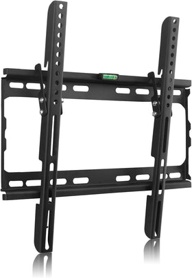 Suptek Tilt TV Wall Mount Bracket for Most 26-60 inch LED, LCD and Plasma TV, Mount with Max 400x400mm VESA and 99lbs Loading Capacity, Fits Studs 16" Apart, Low Profile with Bubble Level