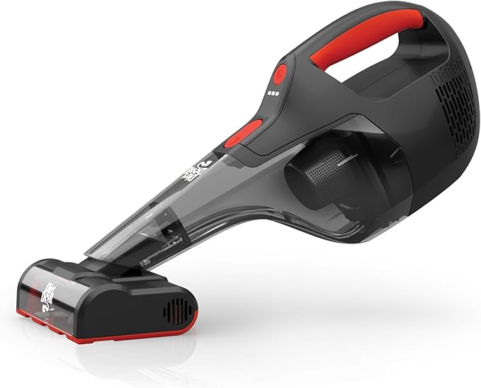 Dirt Devil 16V Deep Clean Cordless Handheld Vacuum with Motorized Pet Brush Roll Tool, Powerful Suction and Lightweight, with Extended Run Time, BD30310V, Black