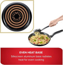 T-Fal Culinaire Nonstick Aluminum Dishwasher Safe 3pack cookware Set