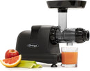 Omega Juicer J8006HDBLK Slow Masticating Cold Press Vegetable and Fruit Juice Extractor and Nutrition System, Triple Stage, 200-Watts, Black