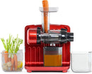 Omega Juicer JCUBE500RD Cold Press 365 Slow Masticating Juice Extractor and Nutrition System with On-Board Storage, 120-Watts, Red