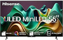 Hisense 55U68N-55 inch Mini-LED QLED 4K Smart Google TV with Full Array Local Dimming, HDR10/HDR10+/HLG, MEMC, Sports Mode, Game Mode Plus