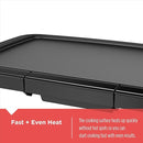 BLACK+DECKER GD2011B Family Sized Electric Griddle, 20 x 11-Inch, Black