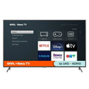 onn. 65" 4KUHD HDR Roku Smart TV (100012587-CA), 4K, 3 HDMI.