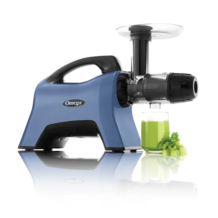 Omega MM1500BL Medium Medical Juicer and Nutrition System, BPA Free, Slow Masticating and High Yield(Brand New)