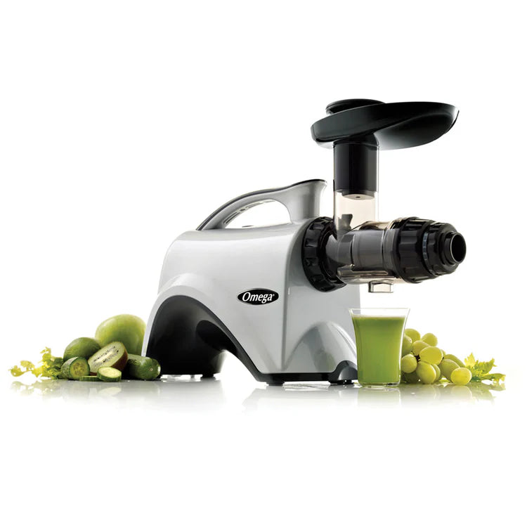 OMEGA NC800HDS - Premium Juicer and Nutrition System for Juicing Fruits, Vegetables and Wheatgrass, Quiet Motor(Brand New)