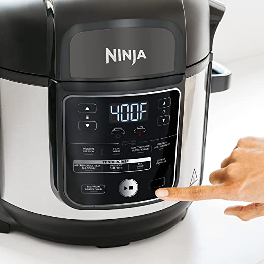 Ninja Foodi 10-in-1 7.6L XL Pressure Cooker Air Fryer Multicooker, Stainless