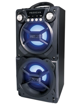 Curtis Sylvania SP328-Black Portable Bluetooth Speaker