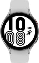 Samsung Galaxy Watch4 44mm Silver Aluminum - Google Wear OS, 1.36" Round Display, Digital Bezel, HR Monitor, VO2 Max, Fitness Tracking, Sleep Management