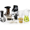 Omega Juicers MMV700S MegaMouth Vertical Low Speed Quiet Juicer with Smart Cap Spout Tap, Silver - 240-Watt (brand-new)