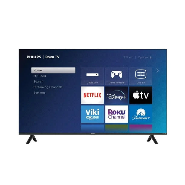 Philips 50" 4K UHD LED Roku Smart TV 50PUL6673/F6, 4 HDMI, USB 2.0 Best Seller