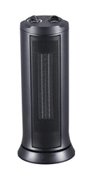 For Living Oscillating Tower Ceramic Space Heater 1500W, Black