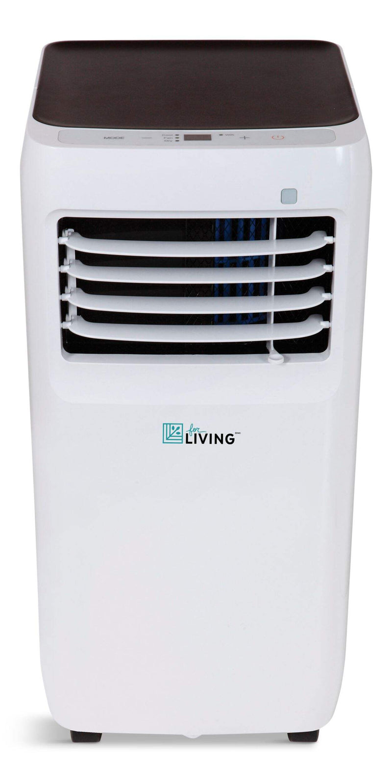 For Living 7K SACC (10K ASHRAE) Digital Portable Air Conditioner with Remote Control, 2-Speed, White