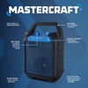 Mastercraft Portable Utility Fan Heater w/Thermostat, 1500W, Black