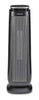 NOMA Tower Ceramic Space Fan Heater w/Remote Control & Thermostat, 1500W, Black, 23-in