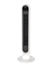 NOMA 4-Speed LED Tower Fan , Wide-Angle Oscillation, White, 36-in