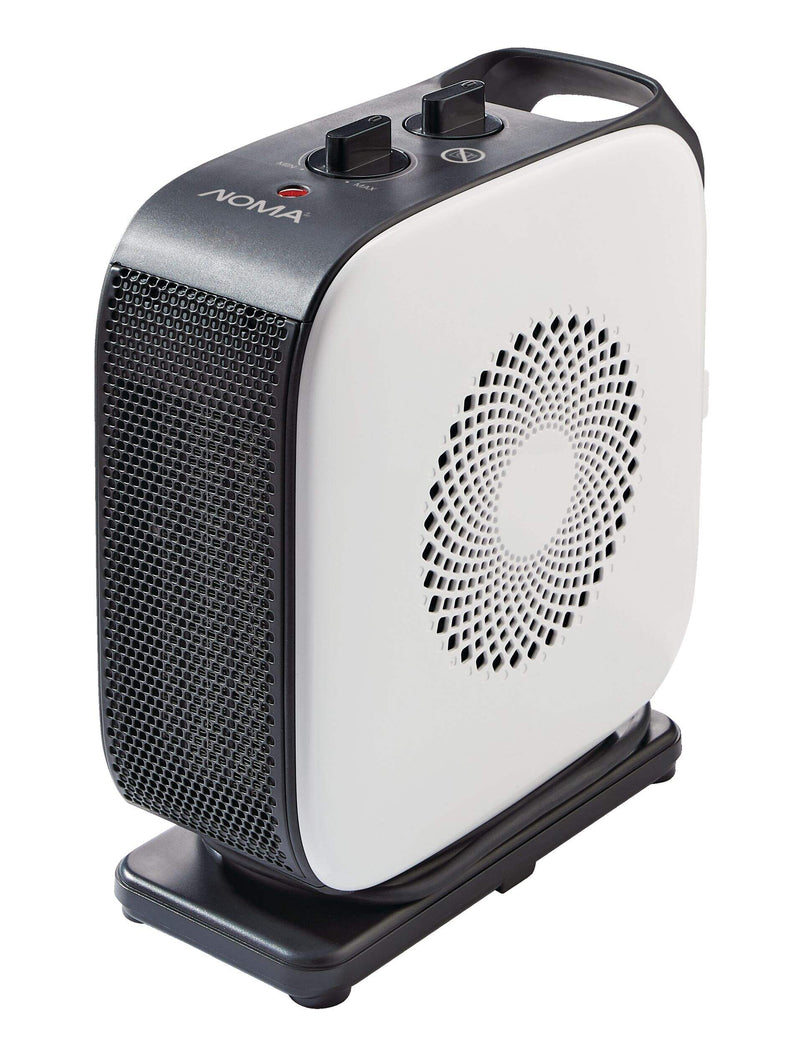 NOMA Portable Oscillating Portable Ceramic Space Heater w/Thermostat, 1500W, White