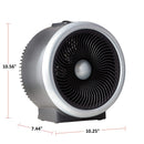 NOMA HIGH-VELOCITY Fan Heater, 1500W, Black