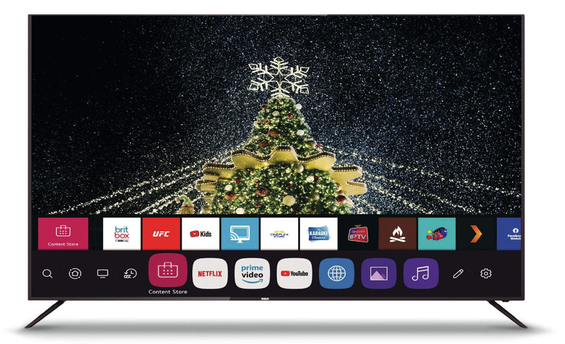 RCA 4K UHD QLED Web OS Smart TV, 70-in