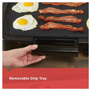 Black + Decker Family Size Electric Griddle with Warming Tray and Drip Tray Black(GD2051BC)