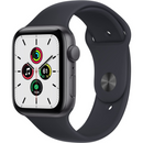 Apple Watch SE (GPS, 44mm) - Space Grey Aluminium Case with Midnight Sport Band - Regular