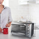 BLACK+DECKER Rotisserie Toaster Oven, 6 Slice, 5 Functions, Silver(TO4314SSD)