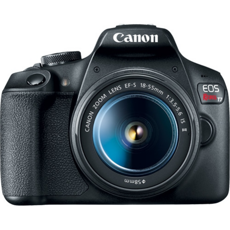 Canon EOS Rebel T7 24.1MP Full HD Video Wi-Fi DSLR with 18-55mm IS II Lens Kit(1 Year Warranty)