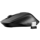 VictSing Mini Ergonomic Wireless Mouse, 2.4G Quiet Mouse with USB Receiver, Portable Computer Mice with Independent Power Switch Black